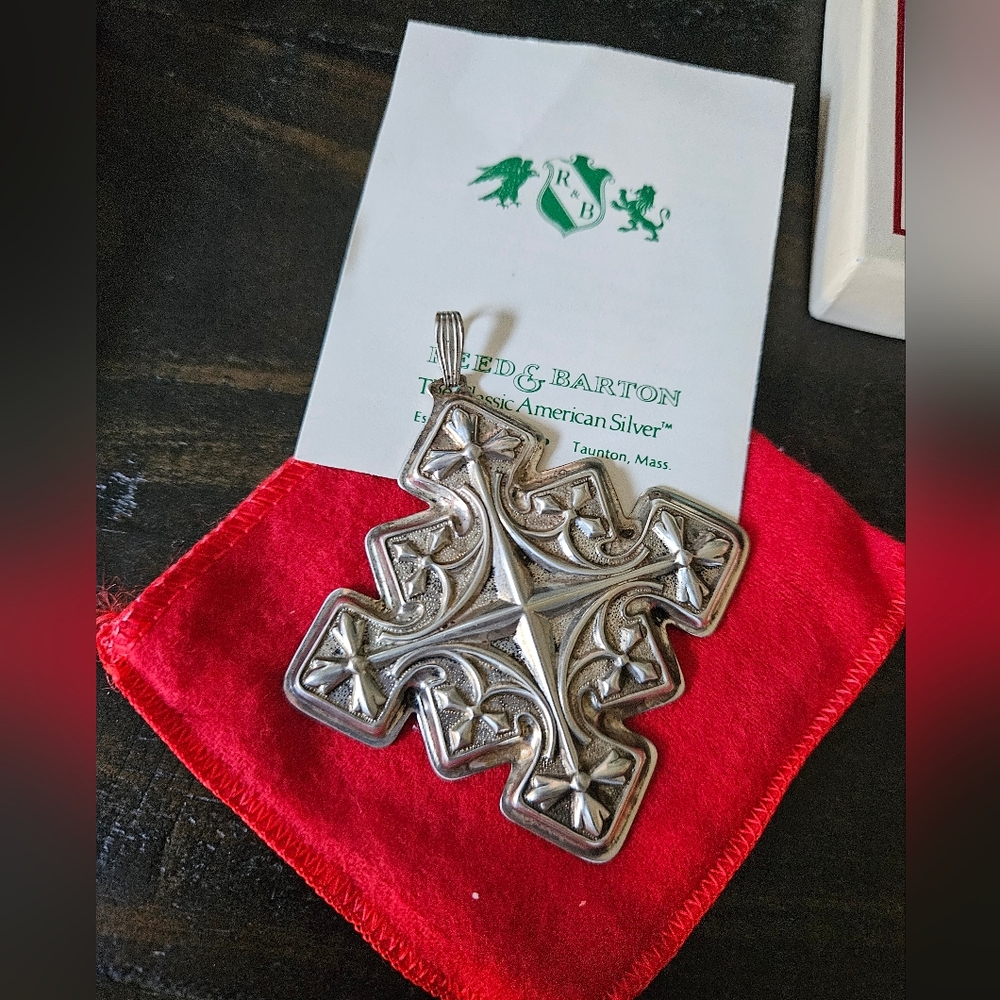 Reed & Barton Sterling Silver Star Ornament